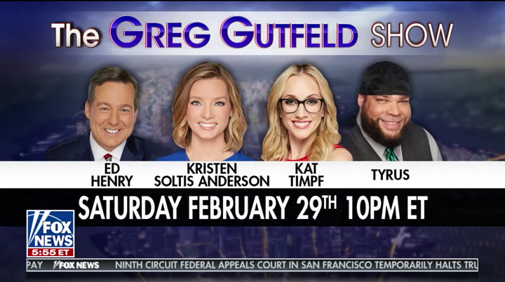The Five : FOXNEWSW : February 29, 2020 2:00am-3:00am PST ...